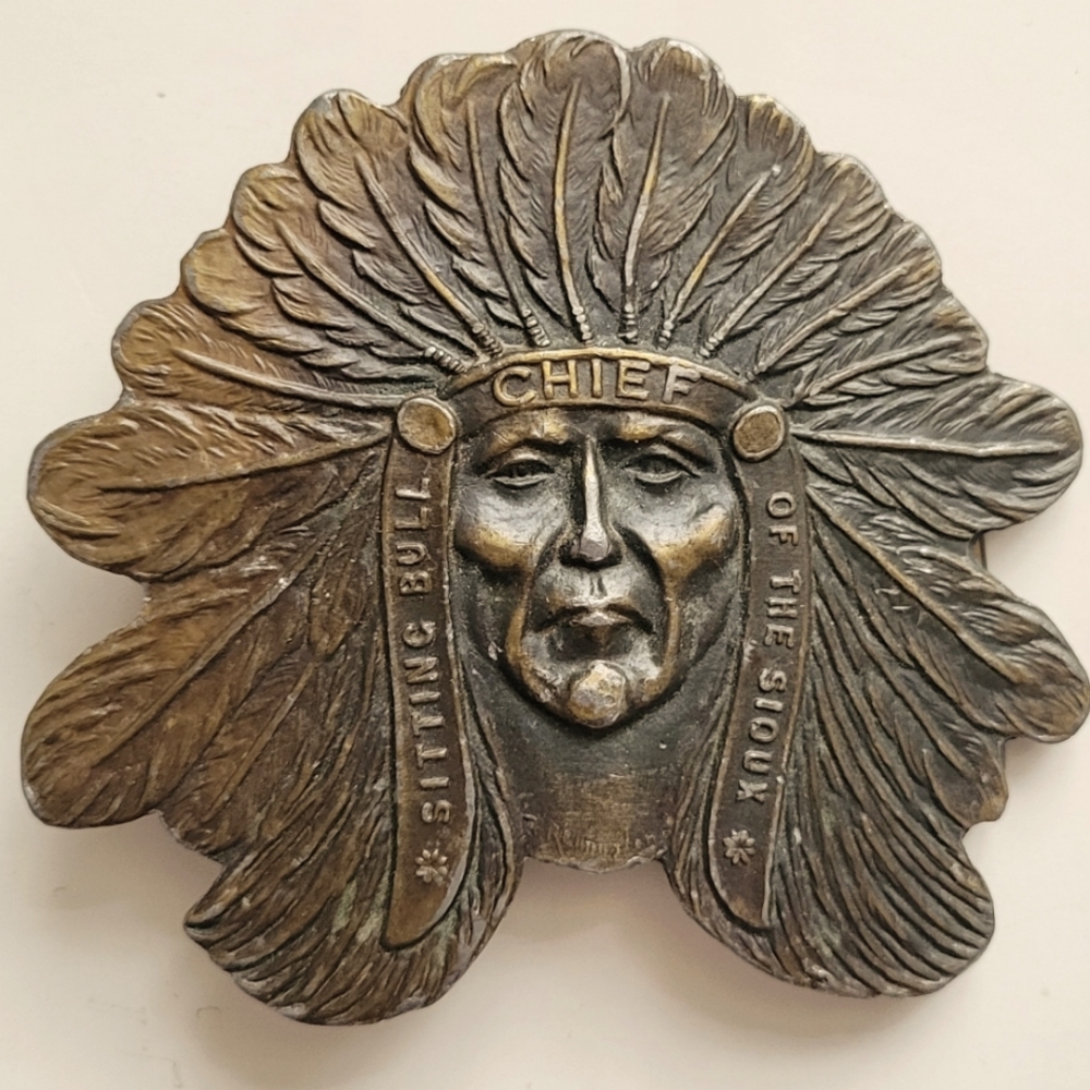 Belt Buckle -Sitting Bull Chief Sioux
